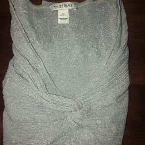 Silver Top- Short Sleeved